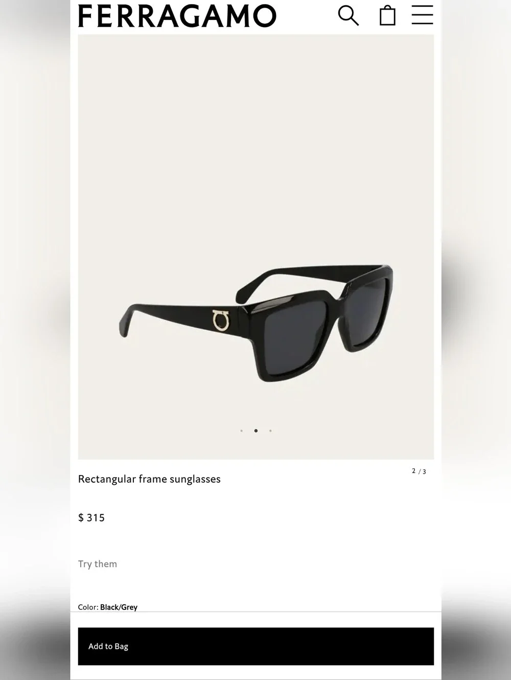 🖤 Ferragamo Gancini Sunglasses 🖤